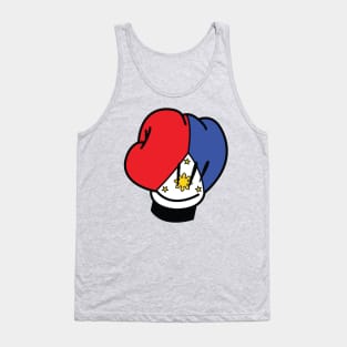 Philippines Flag Pacquiao Mickey Boxing Gloves Tank Top